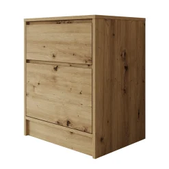 Brett - Nachtkastje - Eiken - 50x40x63 cm