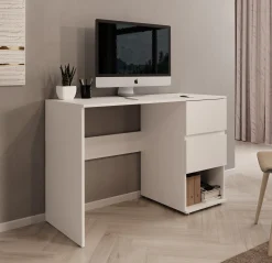 Brussel - Bureau - Wit - 115x50x77 cm