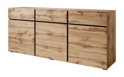 Cainan - Dressoir - Eiken/zwart - 180x40x78 cm