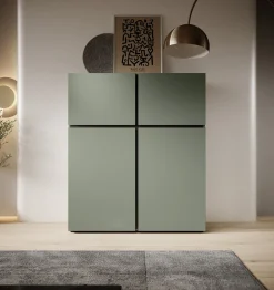 Cainan - Dressoir - Groen - 119x40x139 cm