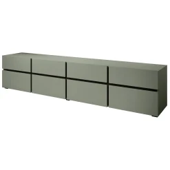Cainan - TV-Meubel - met 4 lades - Groen - 225 cm