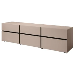 Cainan - TV-Meubel - met 3 lades - Beige - 180 cm
