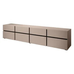 Cainan - TV-Meubel - met 4 lades - Beige - 225 cm