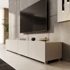 Calabas - TV-Meubel - Beige - 200x43x37 cm