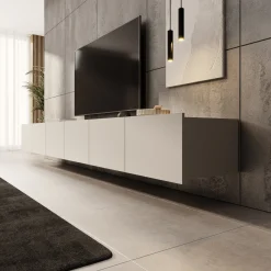 Calabas - TV-Meubel - Beige - 300x43x37 cm