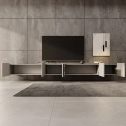 Calabas - TV-Meubel - Beige - 300x43x37 cm