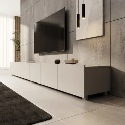 Calabas - TV-Meubel - Beige - 300x43x37 cm