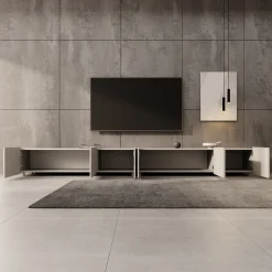 Calabas - TV-Meubel - Beige - 300x43x37 cm