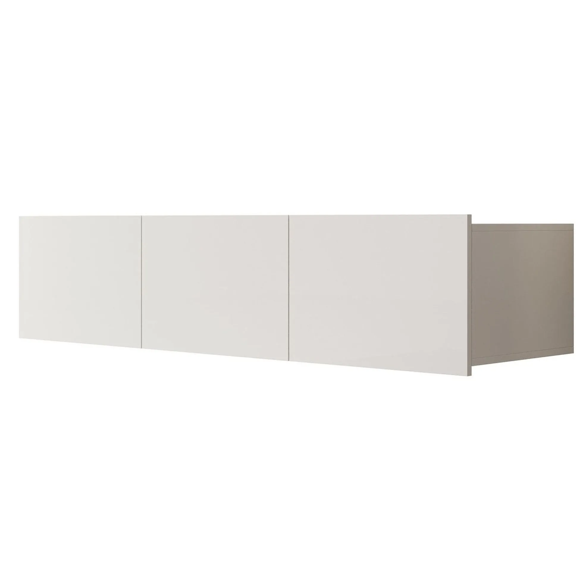 Calabas - TV-Meubel met 3 deuren - Wit - 150x43x37 cm