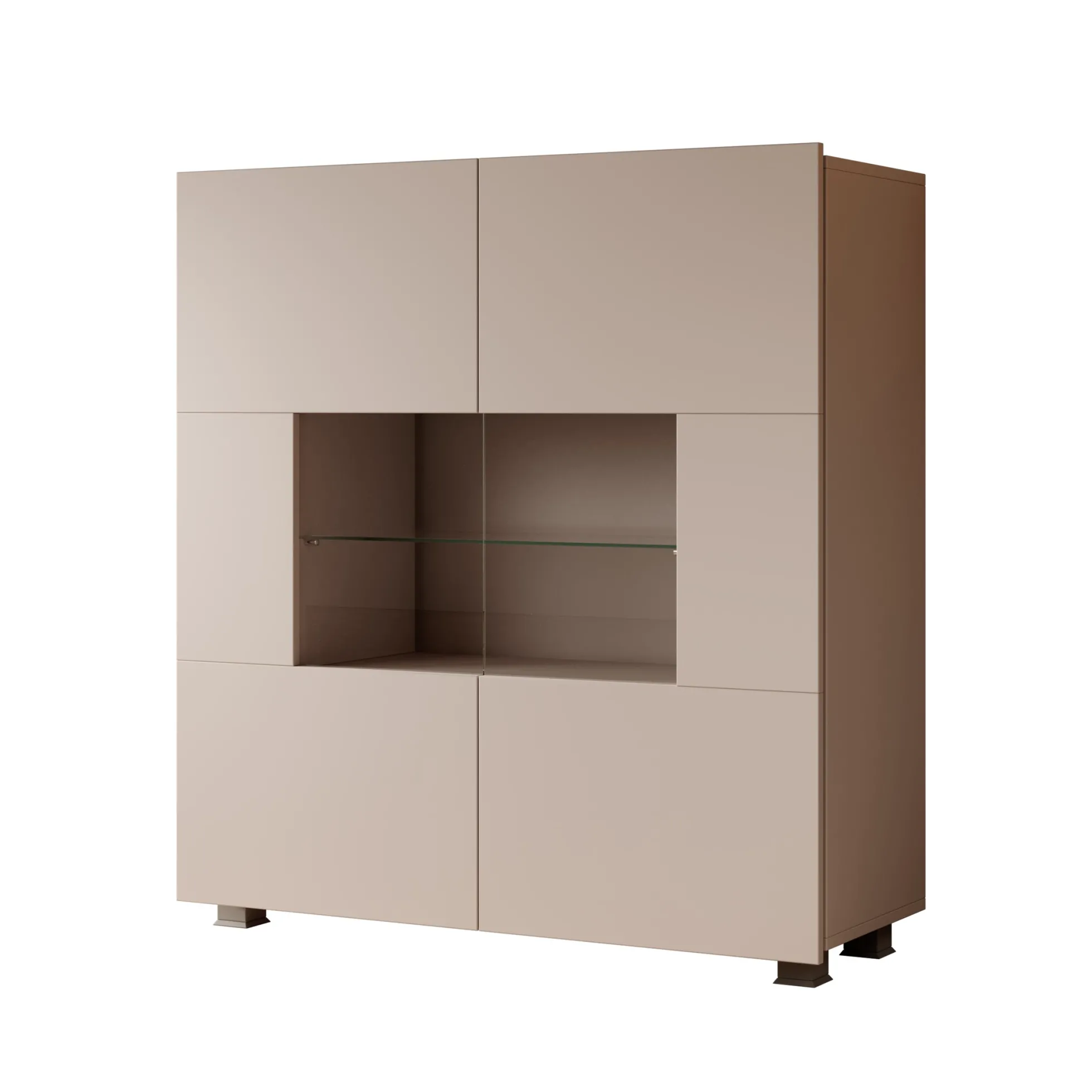 Calgary - Dressoir - Beige - 100x35x107 cm