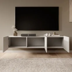 Calgary - TV-Meubel - met 3 deuren - Beige - 150x43x37 cm