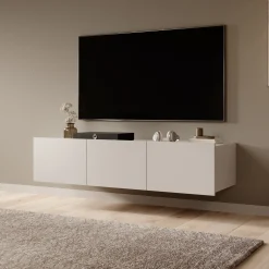 Calgary - TV-Meubel - met 3 deuren - Beige - 150x43x37 cm