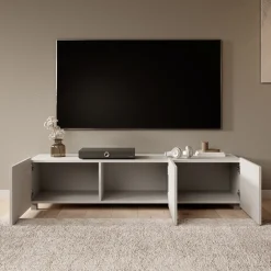 Calgary - TV-Meubel - met 3 deuren - Beige - 150x43x37 cm