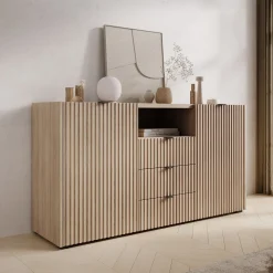 Callahan - Dressoir - Eiken - 150x40x80 cm