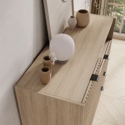 Callahan - Dressoir - Eiken - 106x40x80 cm