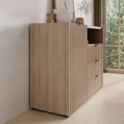 Callahan - Dressoir - Eiken - 106x40x80 cm