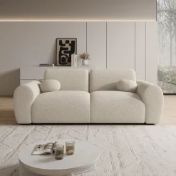 Canyon - 2-zitsbank - Teddystof beige - 205x105x75 cm