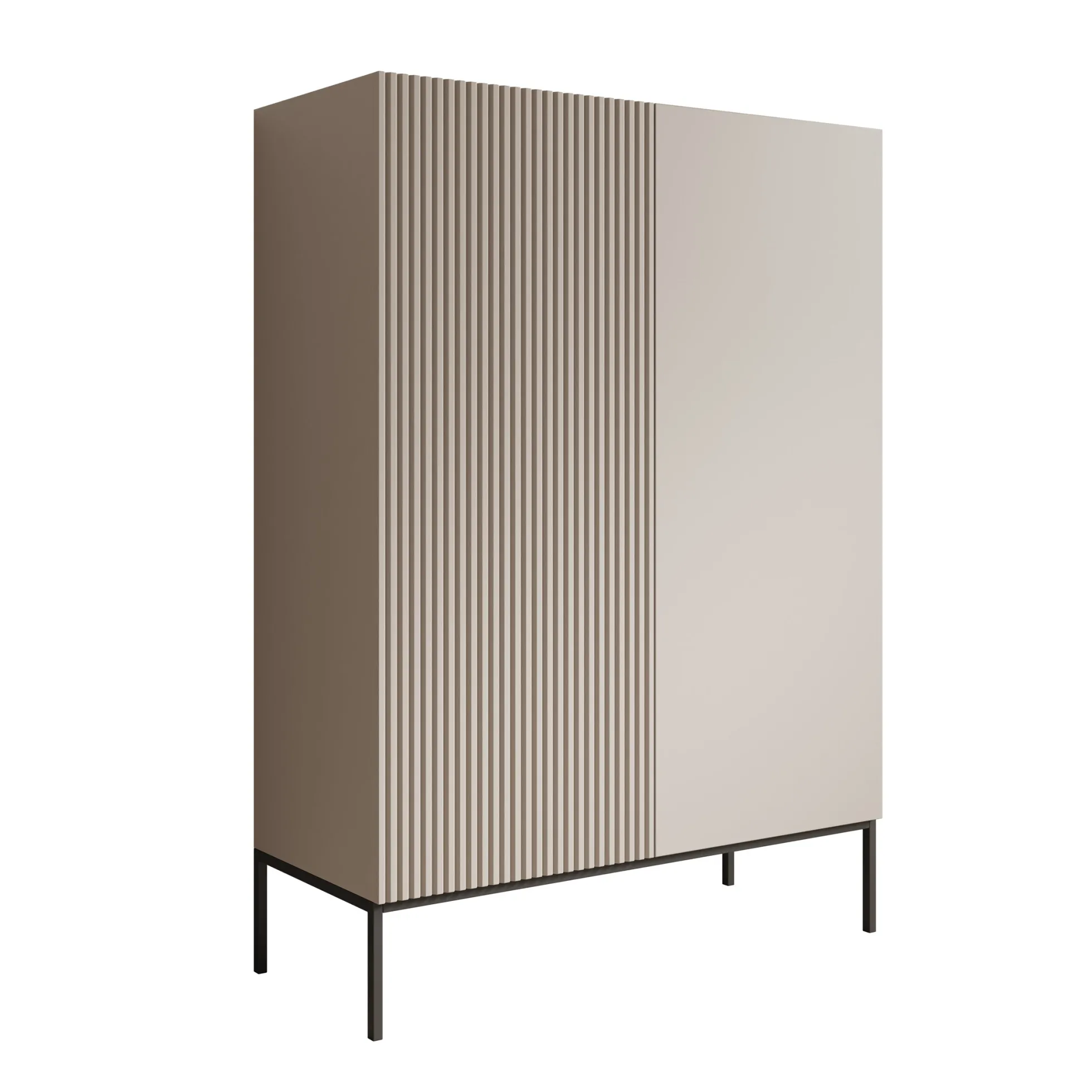 Capri - Dressoir - Beige - 100x42x140 cm
