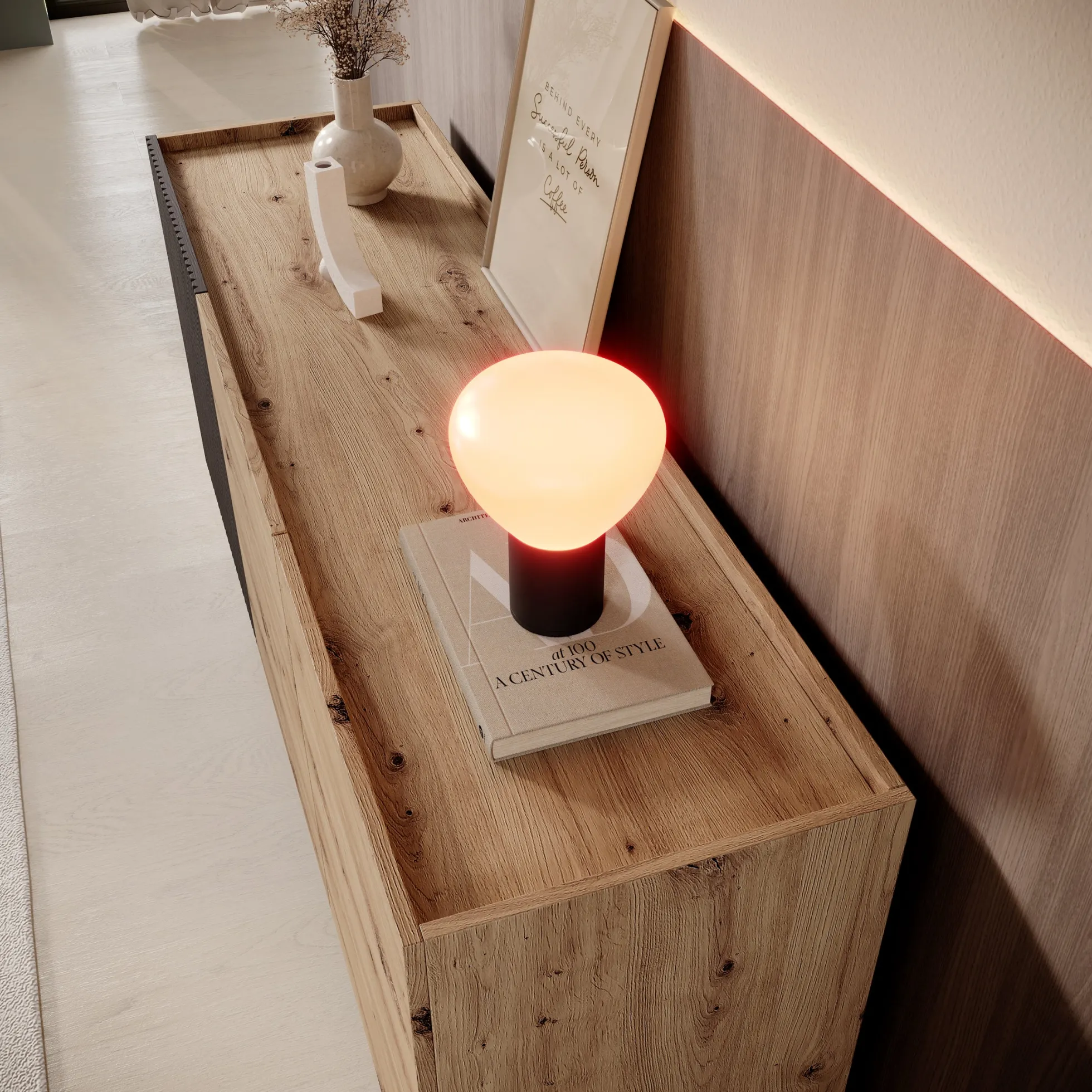 Capri - Dressoir - Eiken - 150x42x80 cm