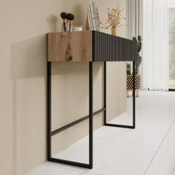 Capri - Kaptafel - Eiken - 100x32x80 cm