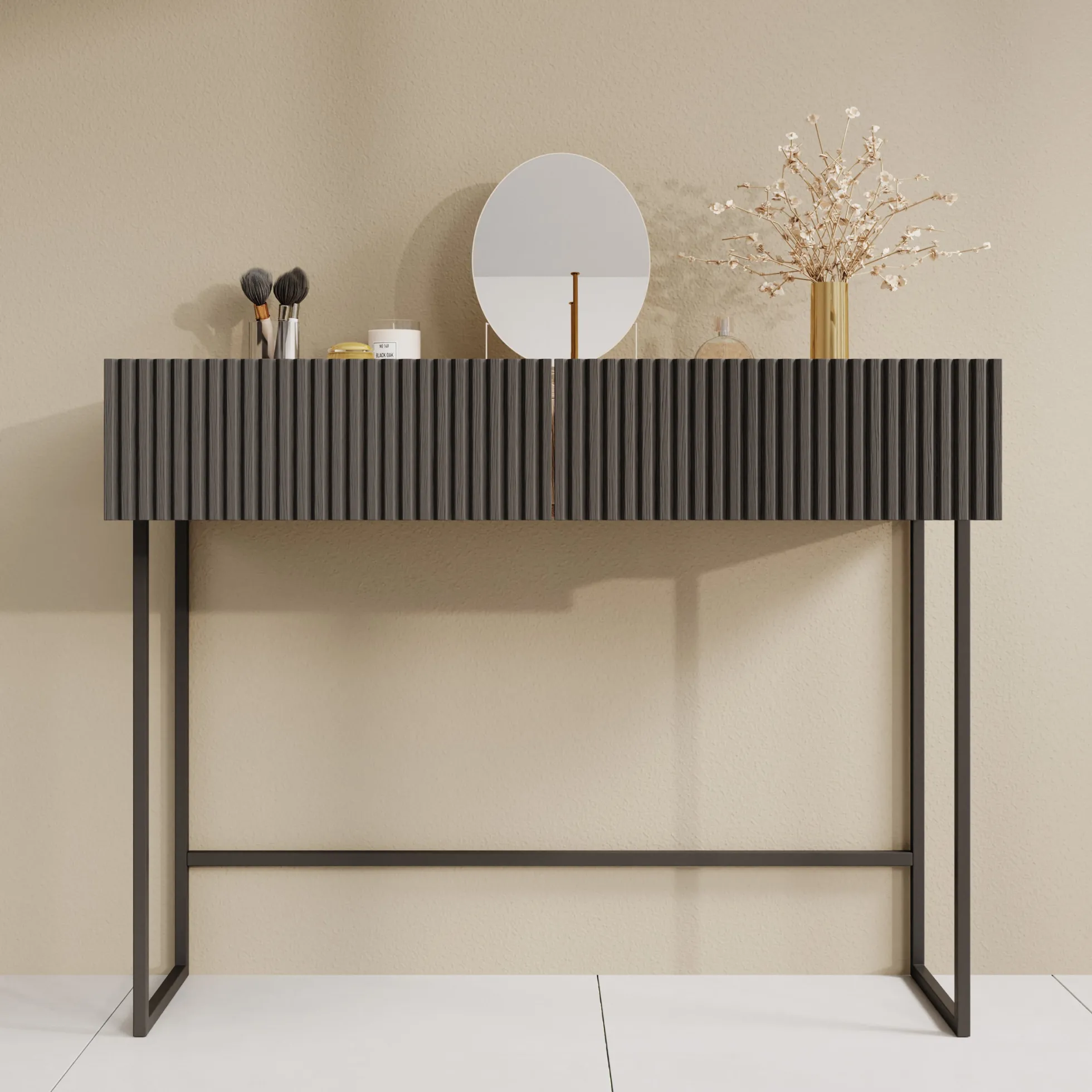 Capri - Kaptafel - Eiken - 100x32x80 cm