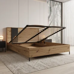 Capri - Tweepersoonsbed - Eiken - 160x200 cm