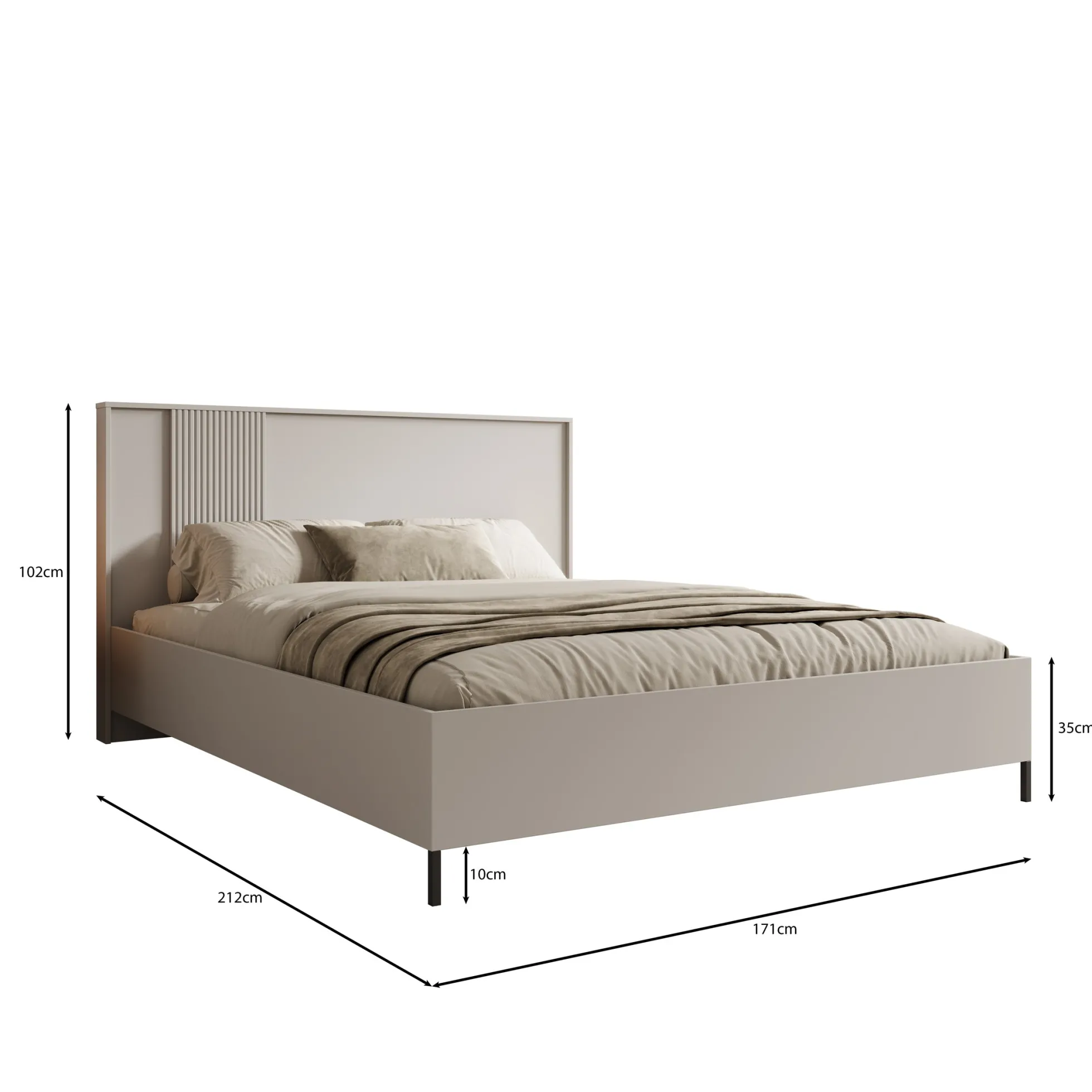 Capri - Tweepersoonsbed - Eiken - 160x200 cm