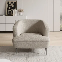 Caracas - Fauteuil - Teddystof beige