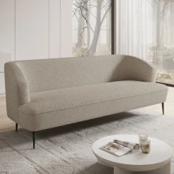 Caracas - 3-zitsbank - Teddystof beige