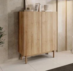 Cayenne - Dressoir - Eiken - 97x37x122 cm