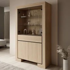 Cayuga - Buffetkast - Eiken - 113x41x185 cm