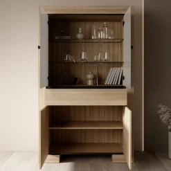 Cayuga - Buffetkast - Eiken - 113x41x185 cm