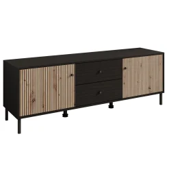 Charles - TV-Meubel met 2 deuren - Eiken - 157 cm