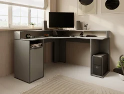 Charlotte - Bureau - Grijs - 139x139 cm