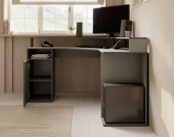 Charlotte - Bureau - Grijs - 139x139 cm