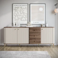Concorde - Dressoir - Beige - 200x38x80 cm