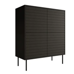 Cordoba - Dressoir - Zwart - 102x40x118 cm