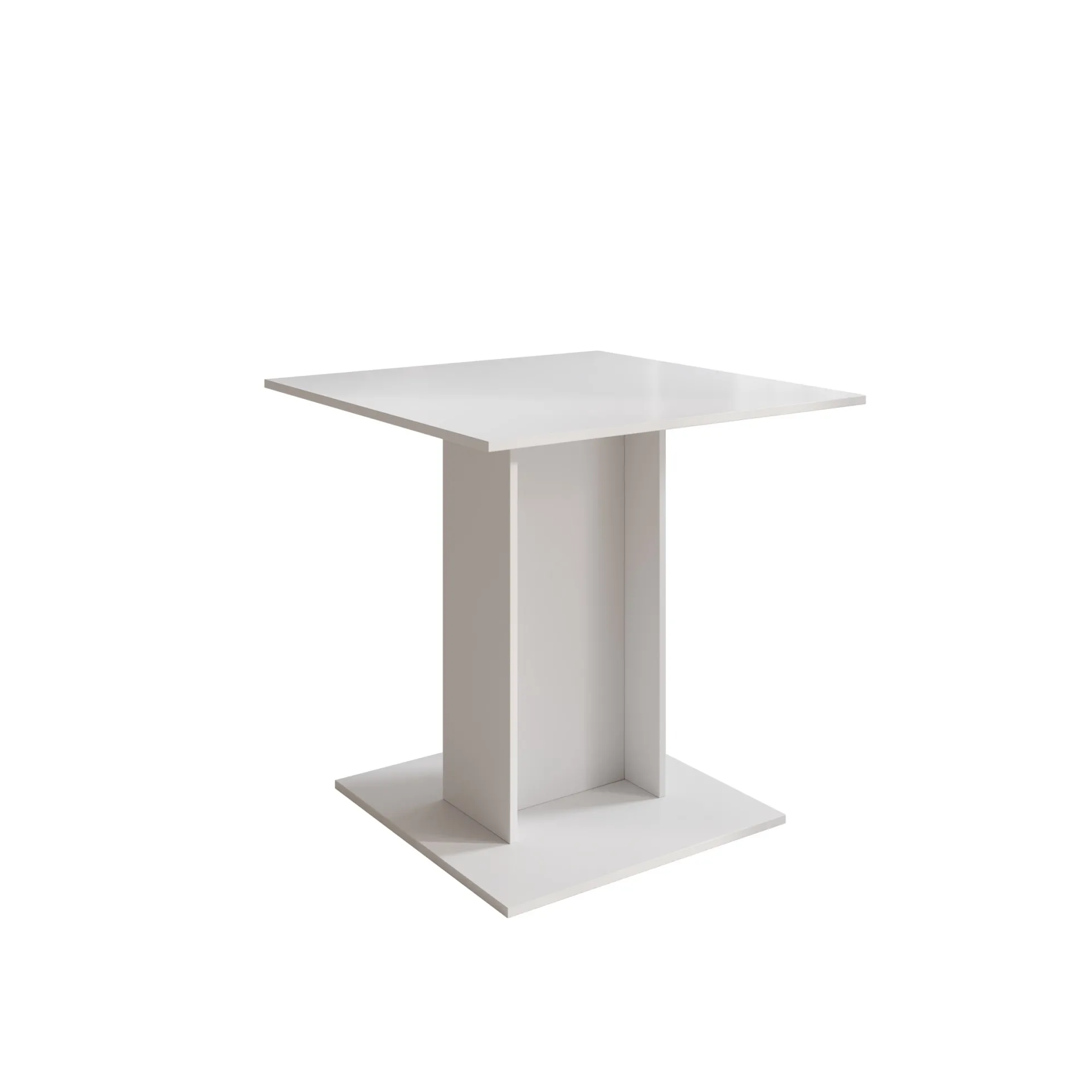 Cova - Eetkamertafel - Wit - 80x80x76 cm