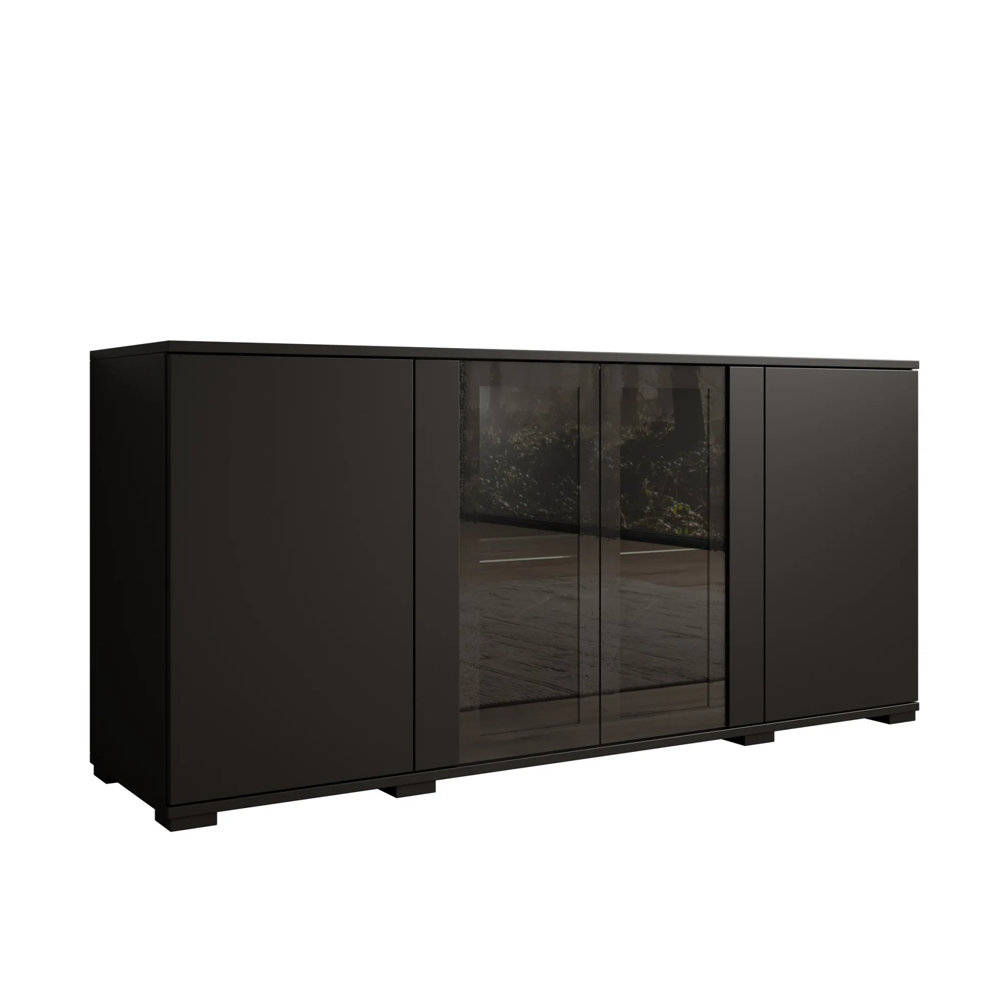 Cres 2 - Dressoir - Zwart - 150x40x70 cm