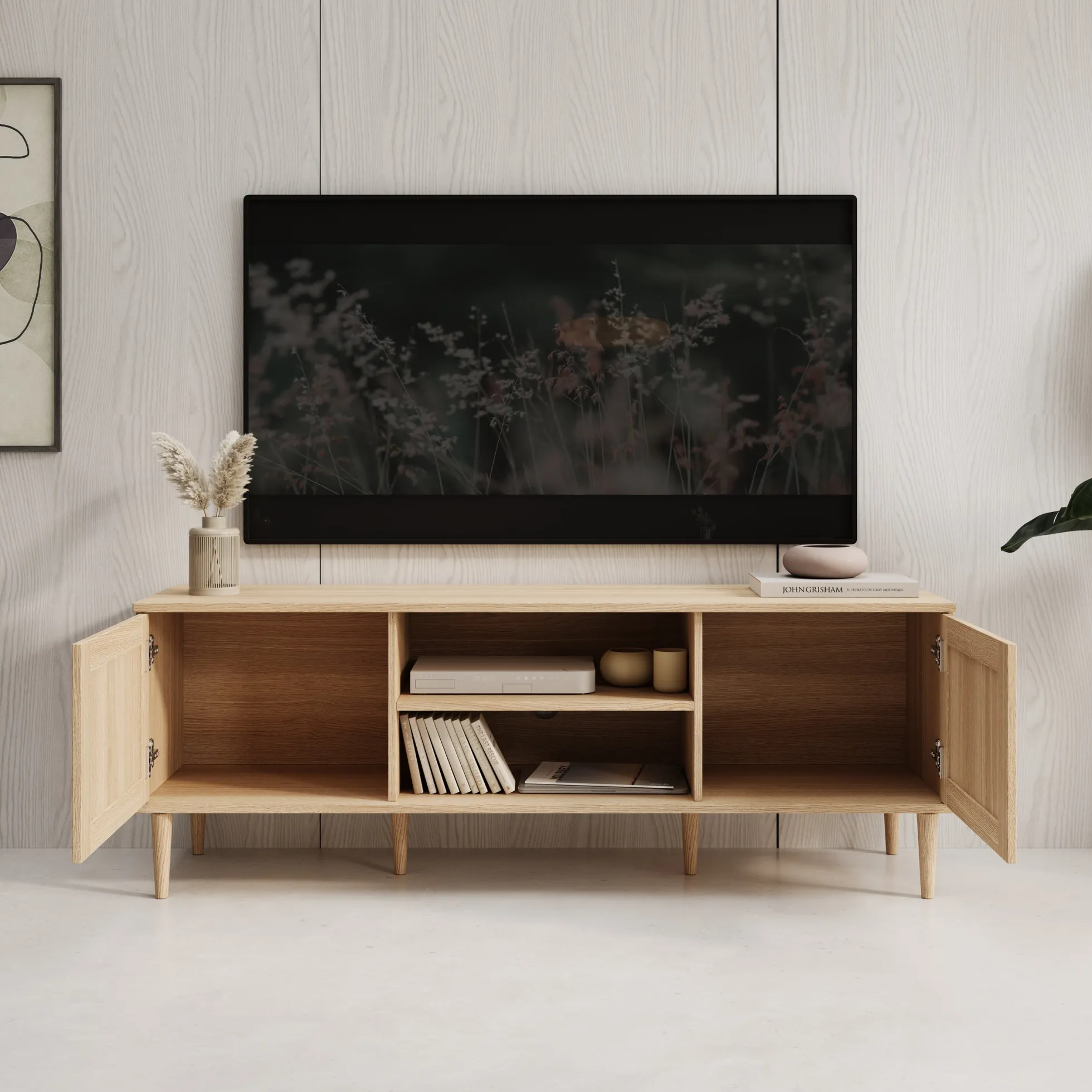 Crimson - TV-Meubel - Eiken - 160x41x58 cm