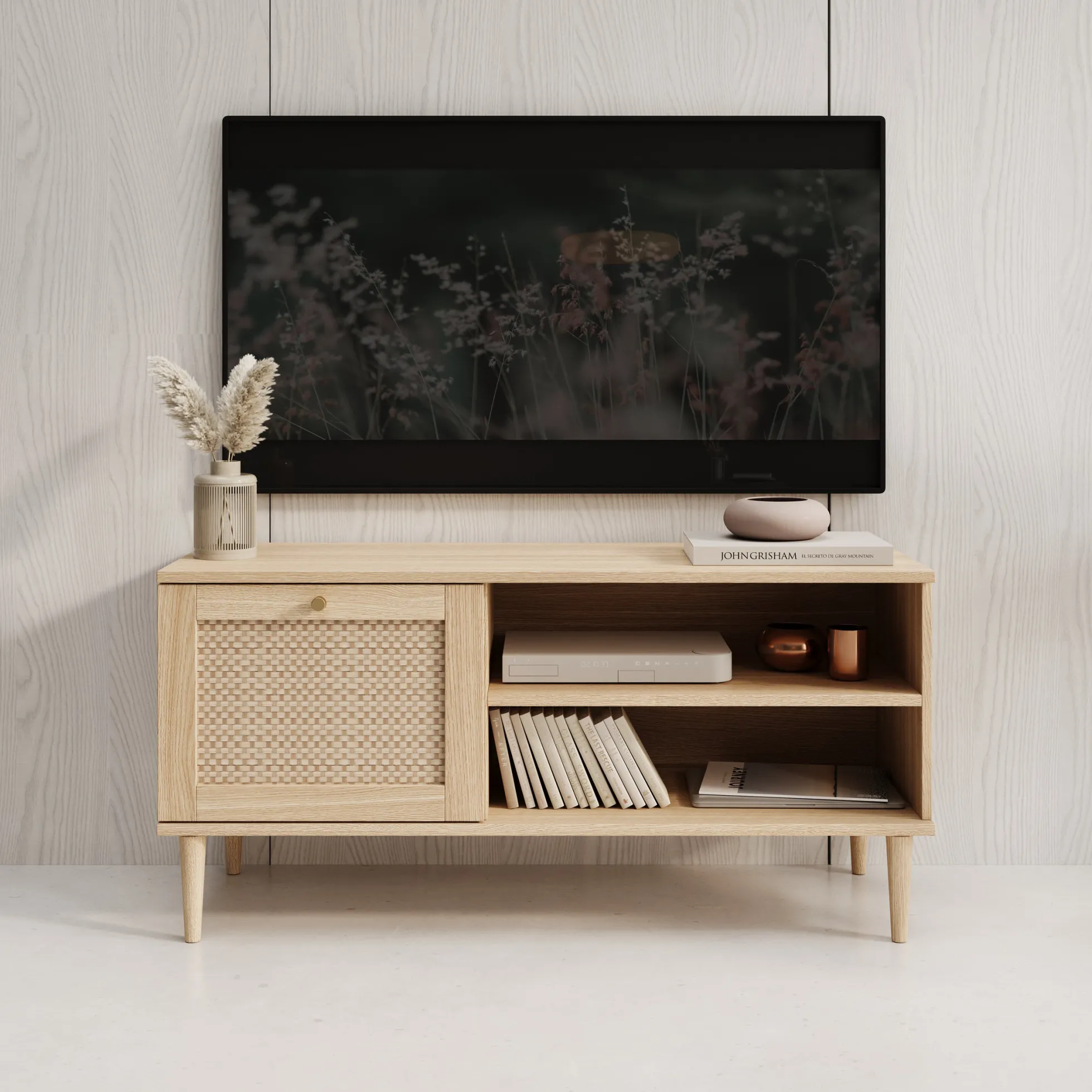 Crimson - TV-Meubel - Eiken - 120x41x58 cm