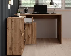 Crister - Bureau - Eiken - 122x120 cm