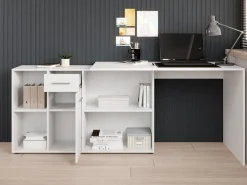 Crister - Bureau - Wit - 122x120 cm