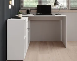 Crister - Bureau - Wit - 122x120 cm