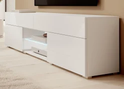 Cruise - TV-Meubel met verlichting - Wit - 180 cm