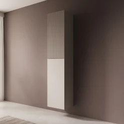 Cruzar - Vitrinekast - Beige - 40x30x180 cm