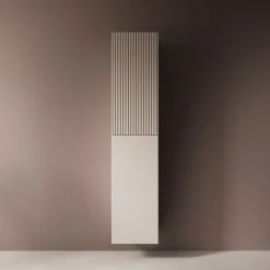 Cruzar - Vitrinekast - Beige - 40x30x180 cm