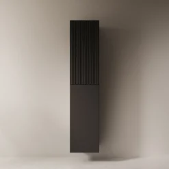 Cruzar - Vitrinekast - Zwart - 40x30x180 cm