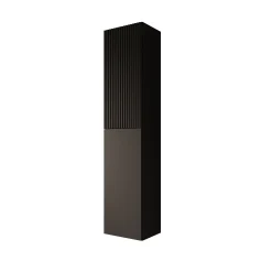 Cruzar - Vitrinekast - Zwart - 40x30x180 cm