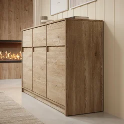 Cuarto 2 - Dressoir - Eiken - 138x40x87 cm